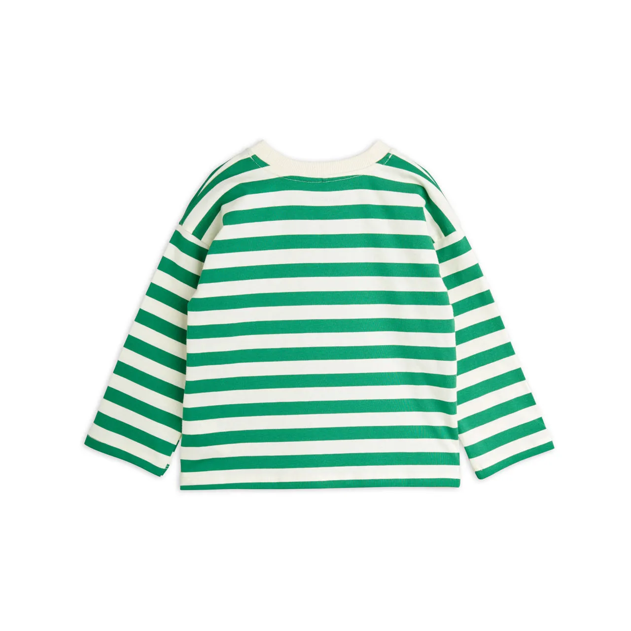 MINI RODINI Striped Globe Top - Green