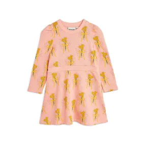 MINI RODINI Winter Flowers Dress - Pink