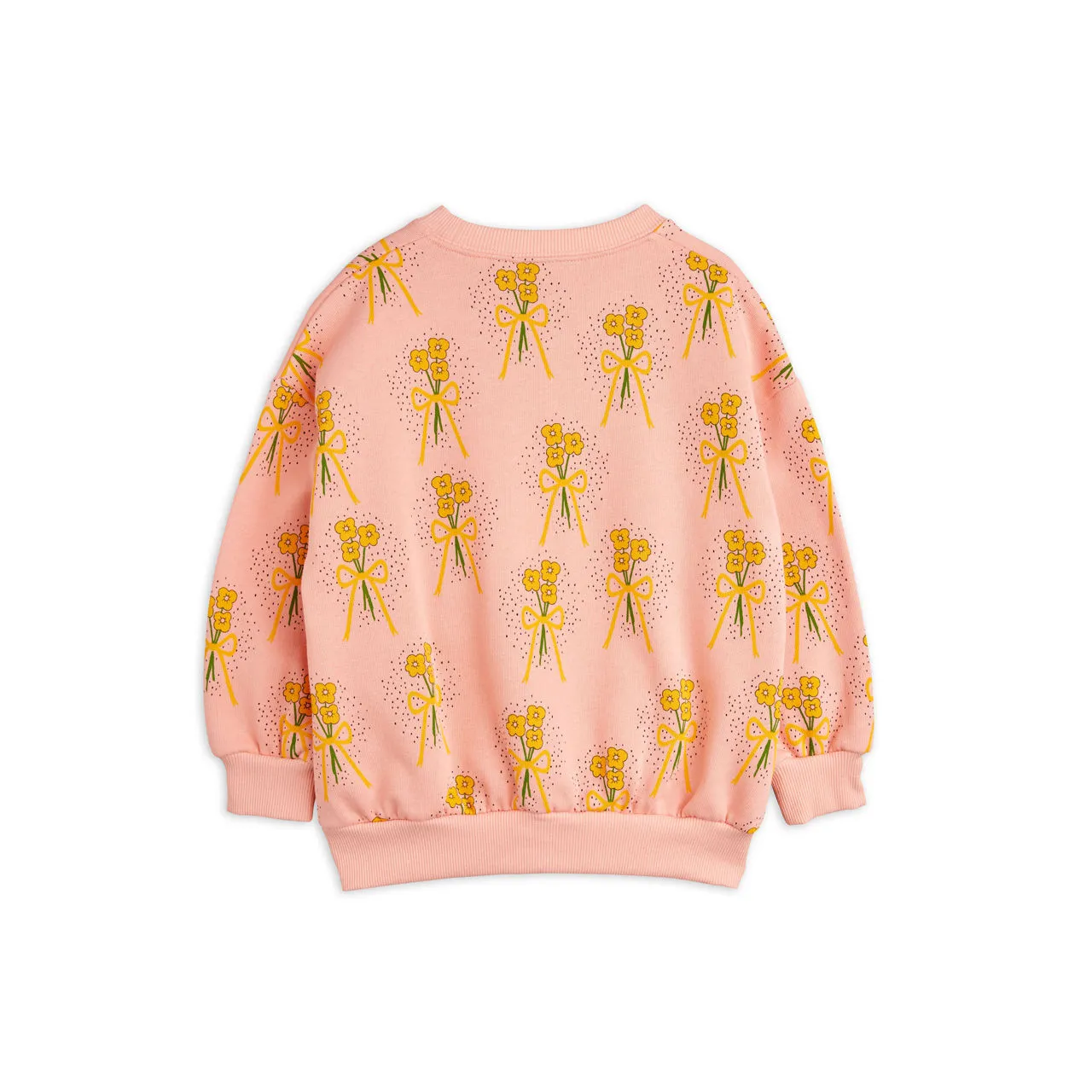 MINI RODINI Winter Flowers Oversized Sweatshirt - Pink