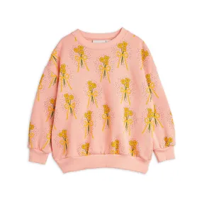 MINI RODINI Winter Flowers Oversized Sweatshirt - Pink