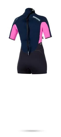 Mystic Star 3/2mm Womens Back Zip Shorty Wetsuit in Medium