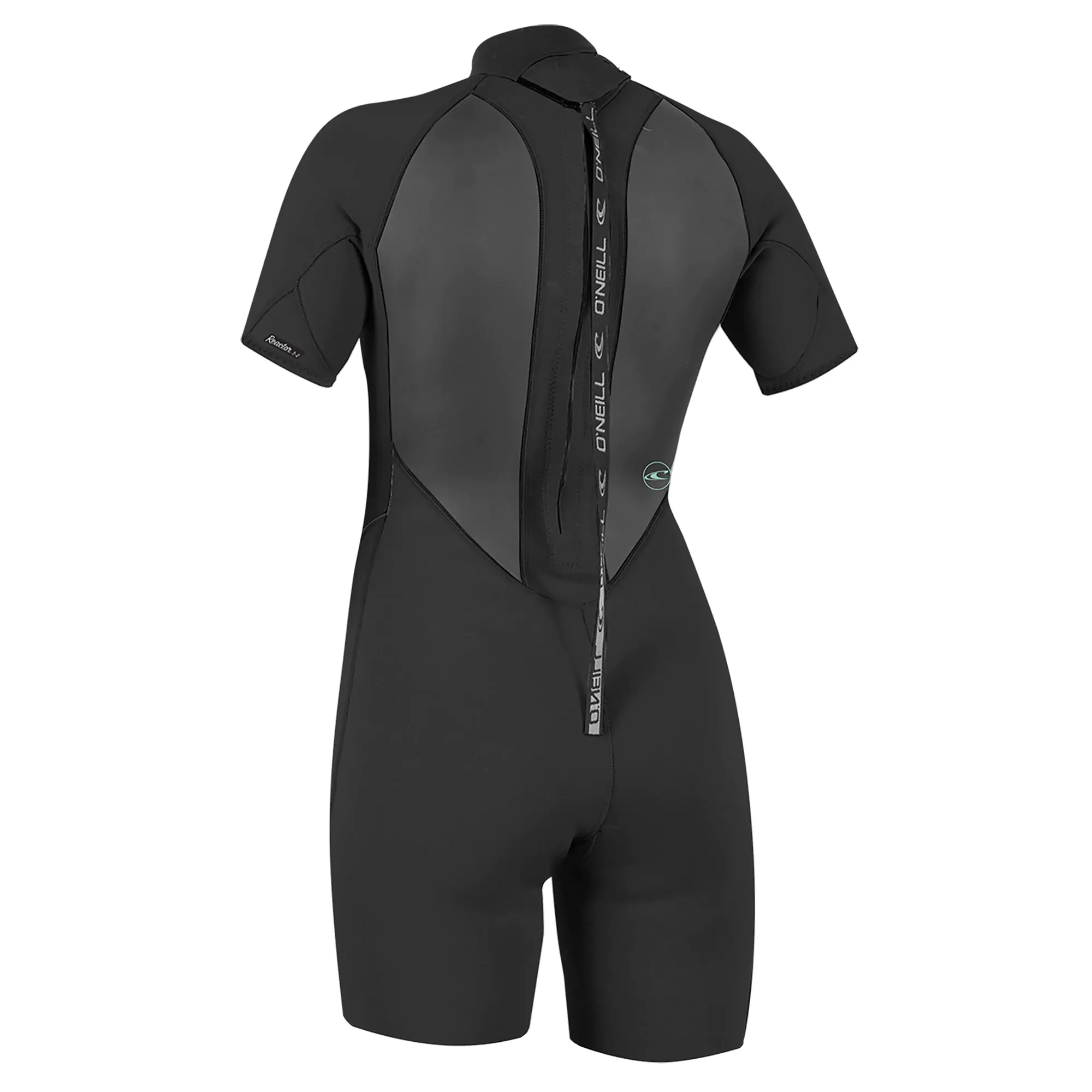 O'Neill Womens Reactor 2 2mm Back Zip Shorty Wetsuit Black