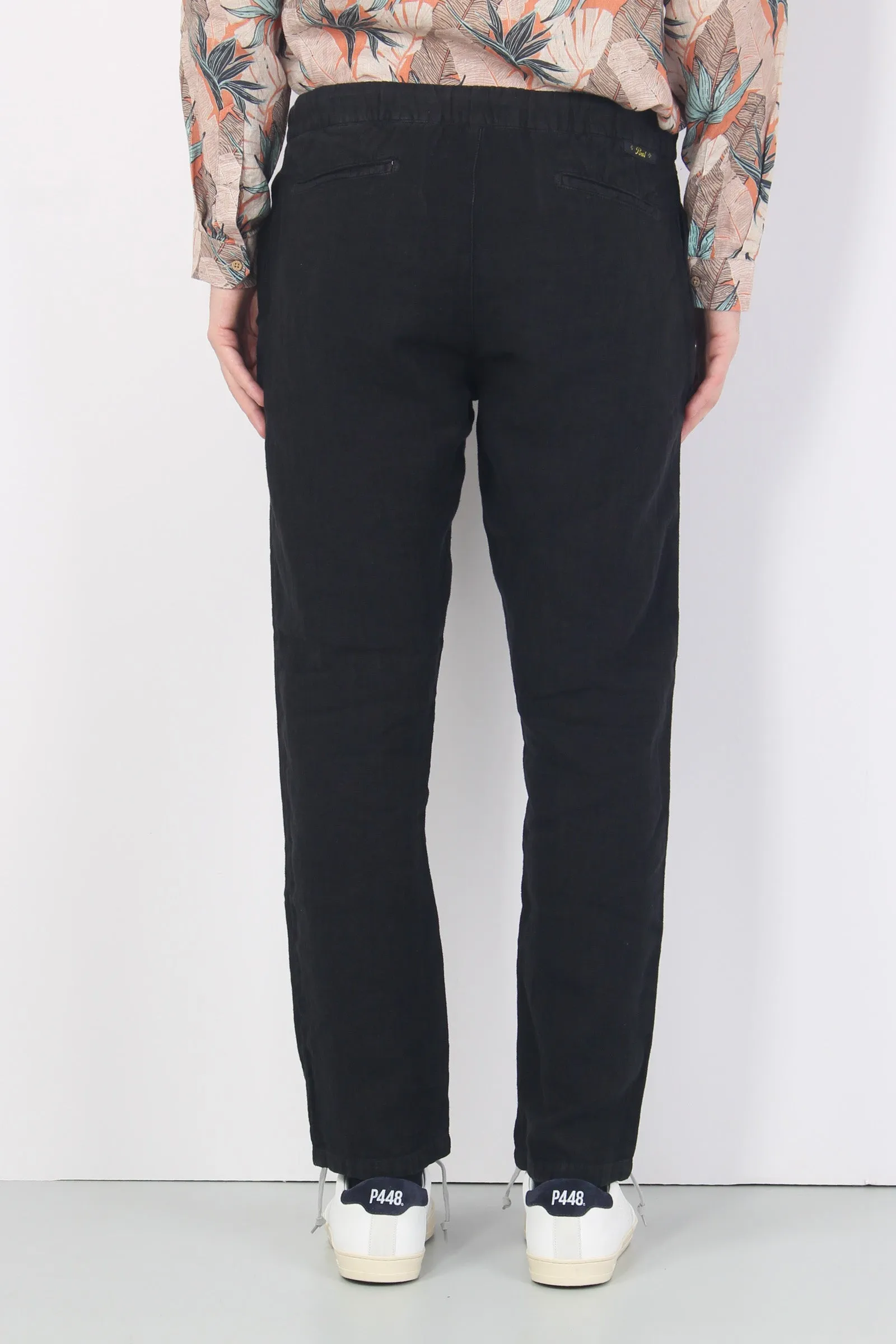 Pantalone Coulisse Relaxed Nero