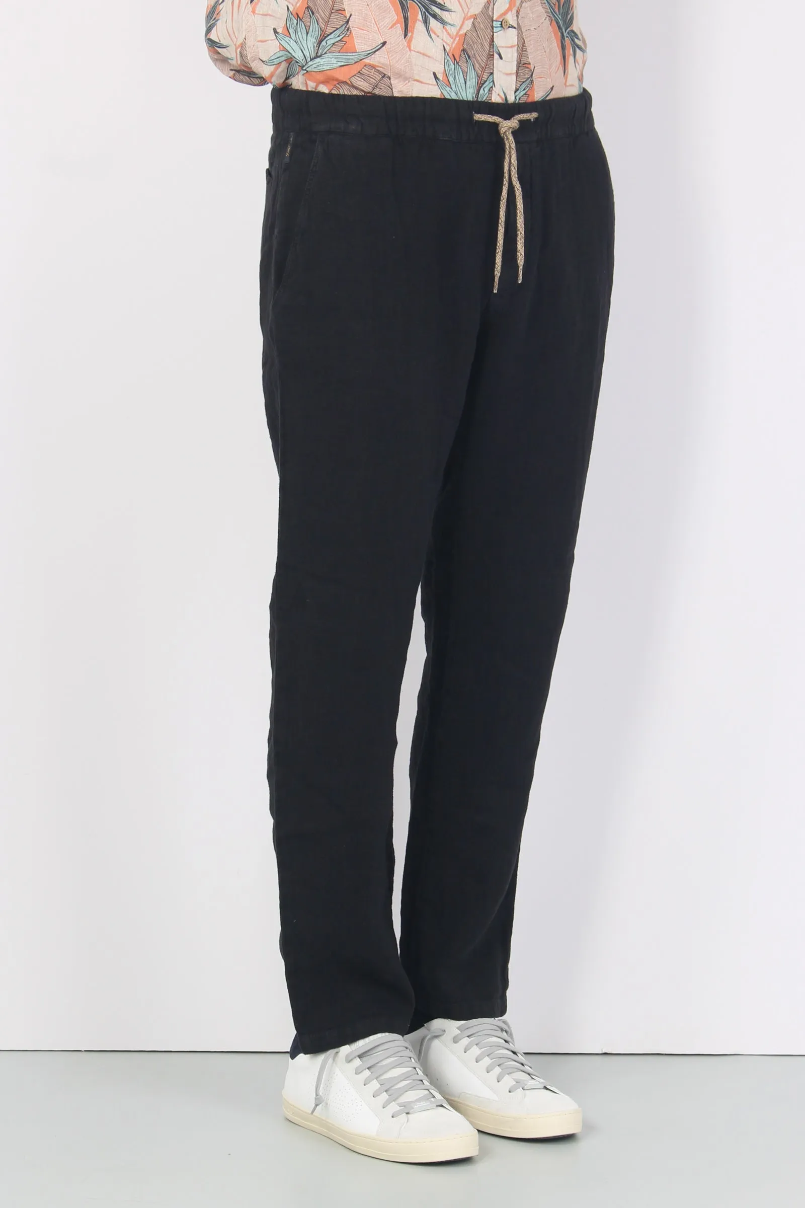 Pantalone Coulisse Relaxed Nero