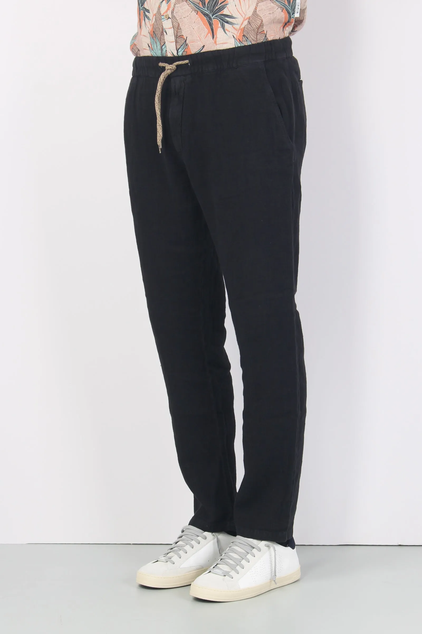 Pantalone Coulisse Relaxed Nero