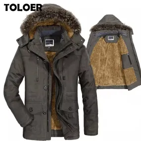 Parka / manteau hiver à capuche pour homme TOLOER - WISH161