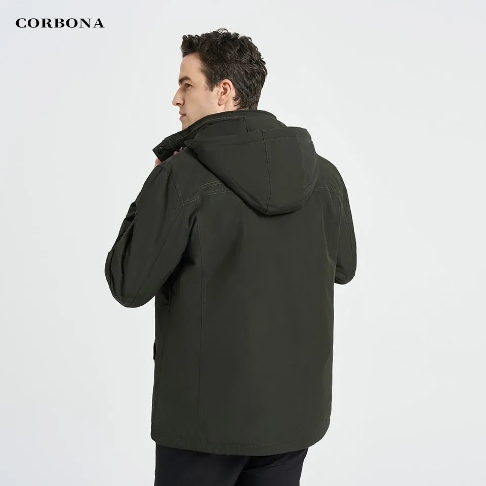 Parka d'hiver coupe-vent avec capuche pour homme 1,2kg CORBONA – N-BX031