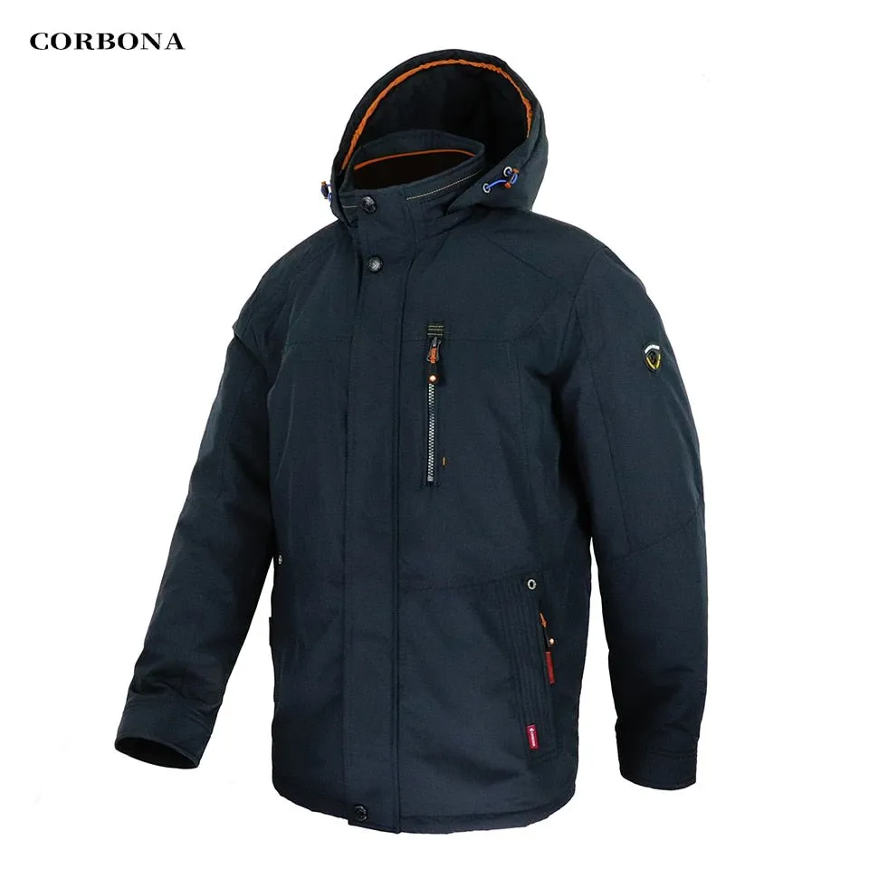 Parka d'hiver coupe-vent avec capuche pour homme 1,2kg CORBONA – N-BX031