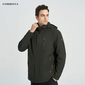 Parka d'hiver coupe-vent avec capuche pour homme 1,2kg CORBONA – N-BX031