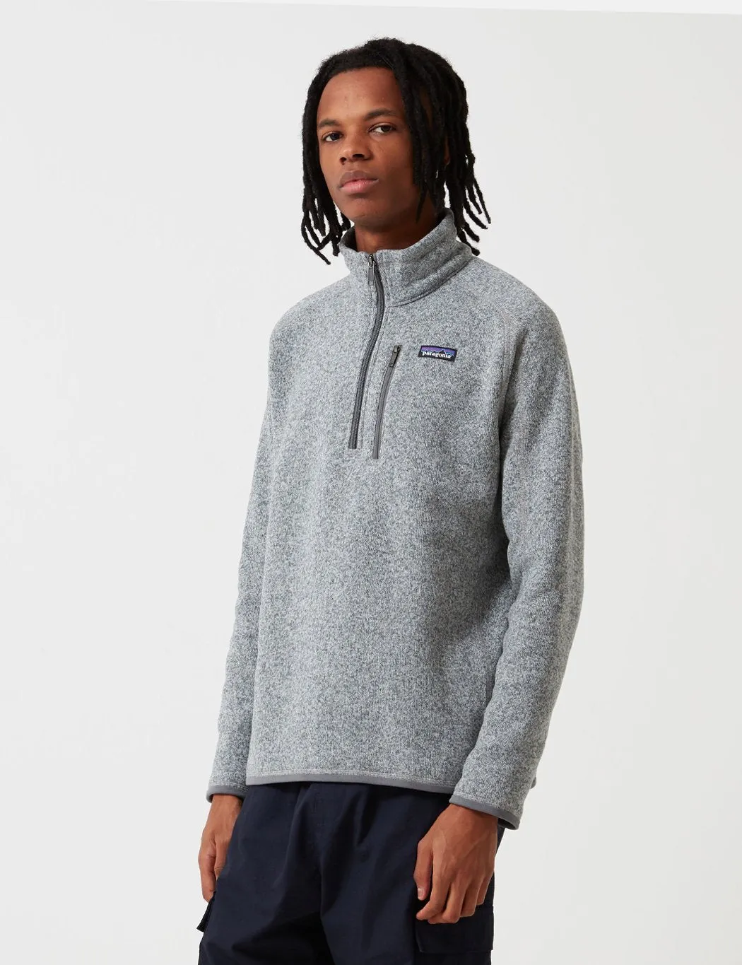 Patagonia Better Sweater 1/4 Zip Fleece - Stonewash Grey