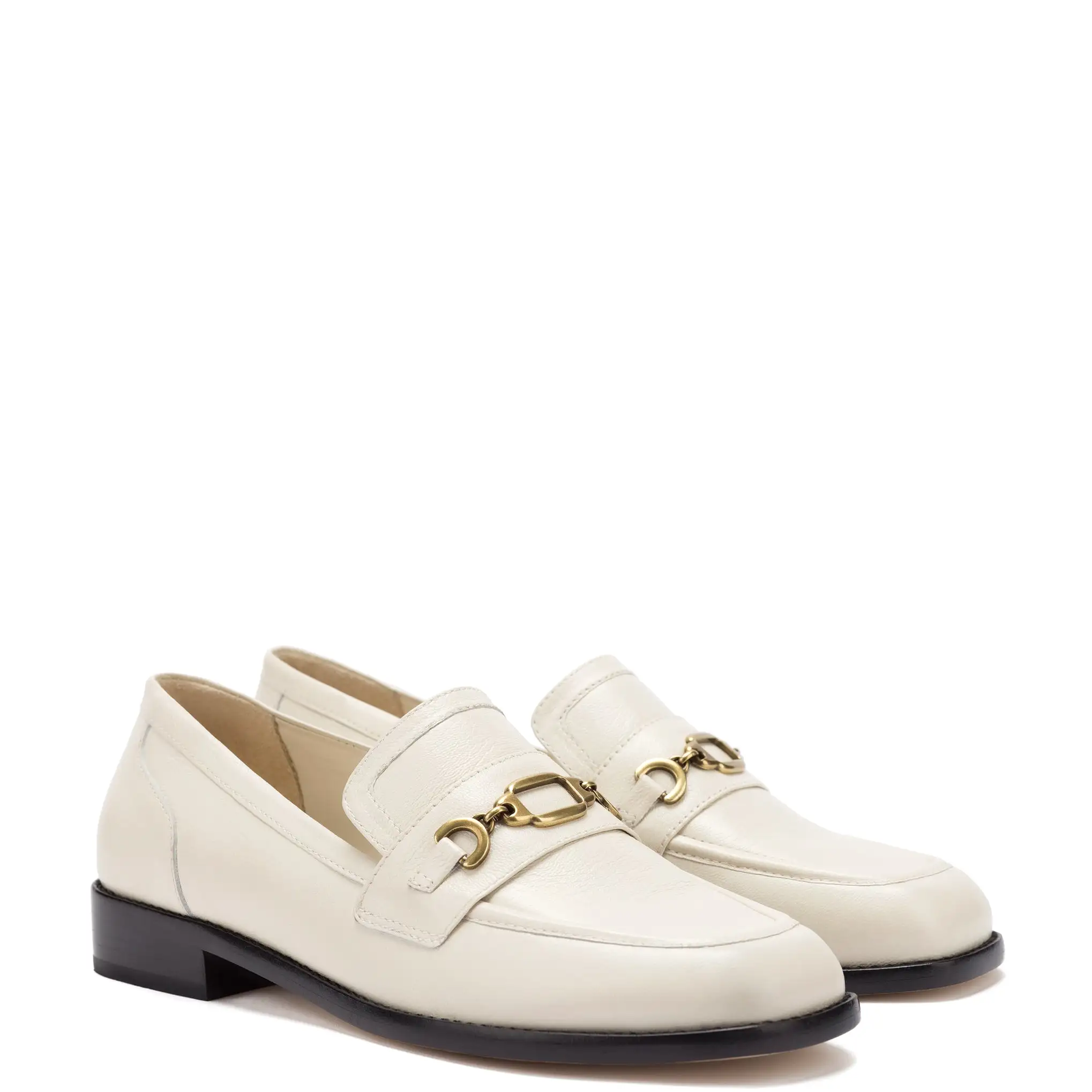 Patricia Loafer In Ivory Leather