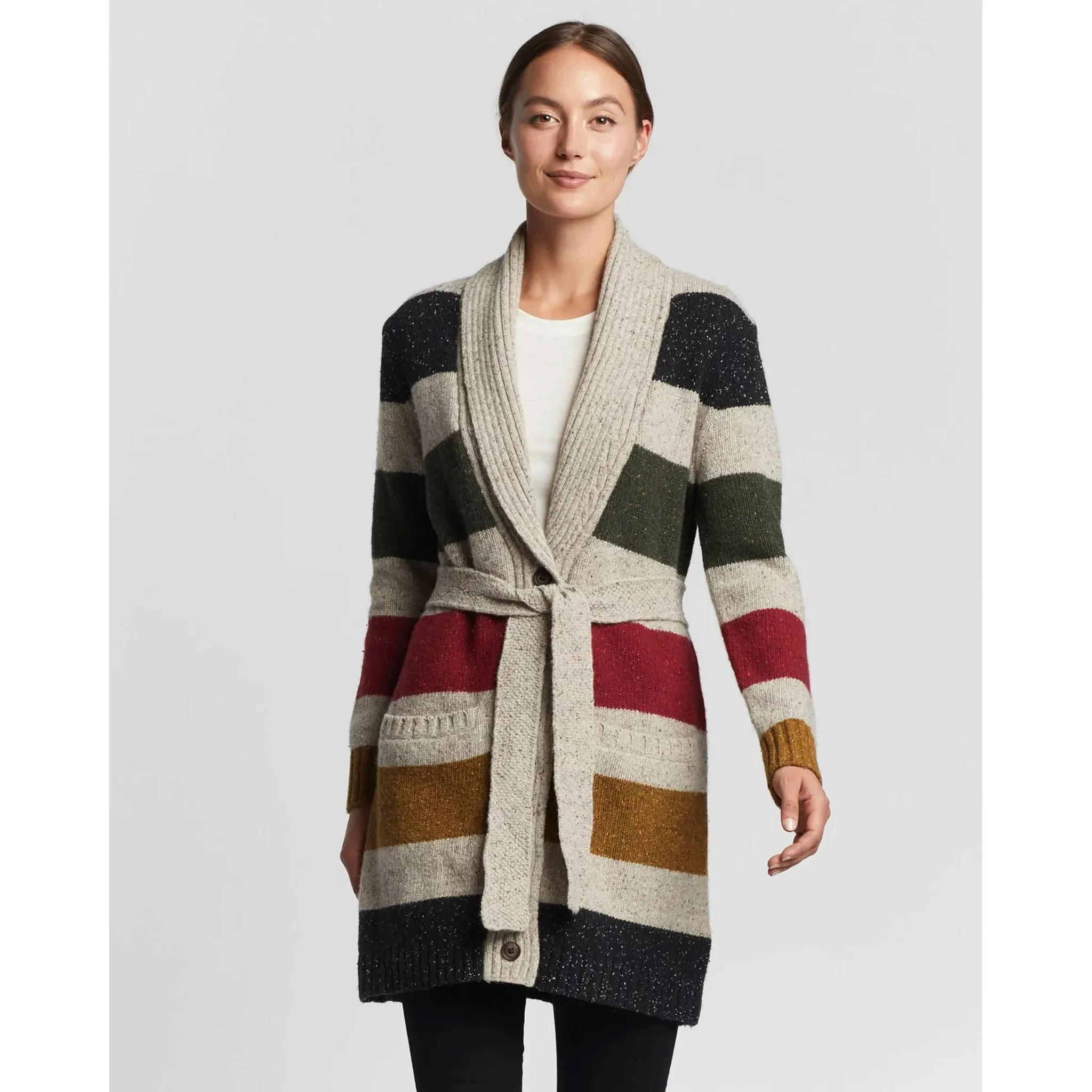 Pendleton Women's Glacier Stripe Cardigan