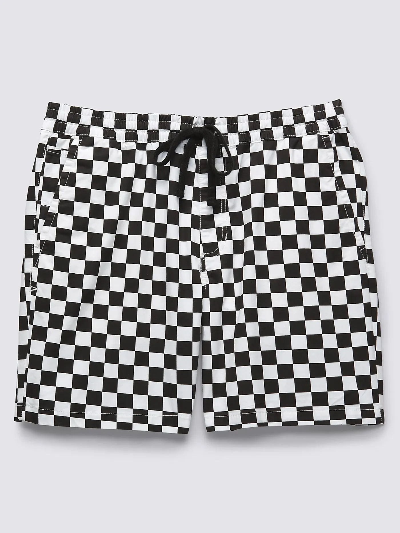 Range Relaxed Elastic Checkerboard Shorts