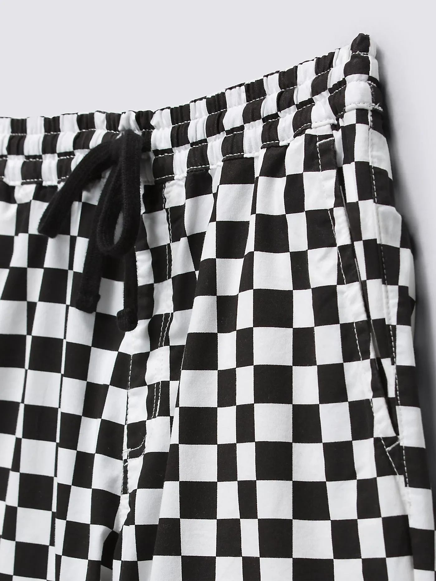 Range Relaxed Elastic Checkerboard Shorts