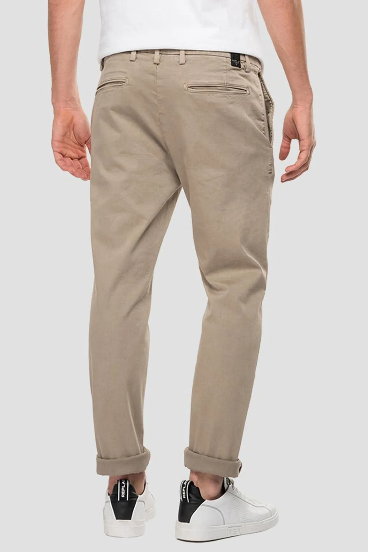 Replay Benni Regular Fit Hyperflex Extra Light Chino Pantolon