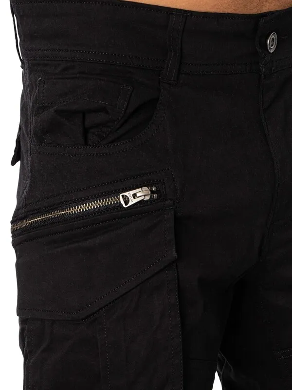 Replay Cargo Shorts - Black