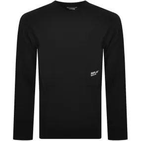 Replay Crew Neck Sweatshirt Black