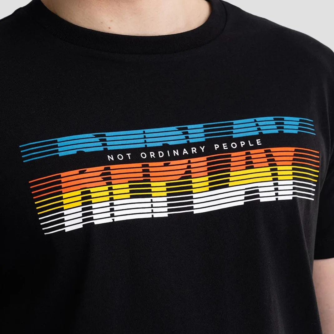 Replay Jersey T-Shirt with Optical Print