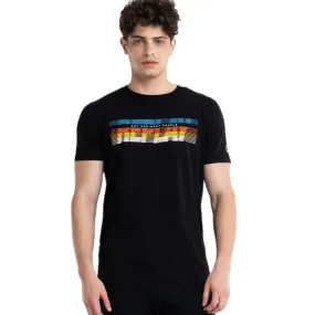 Replay Jersey T-Shirt with Optical Print