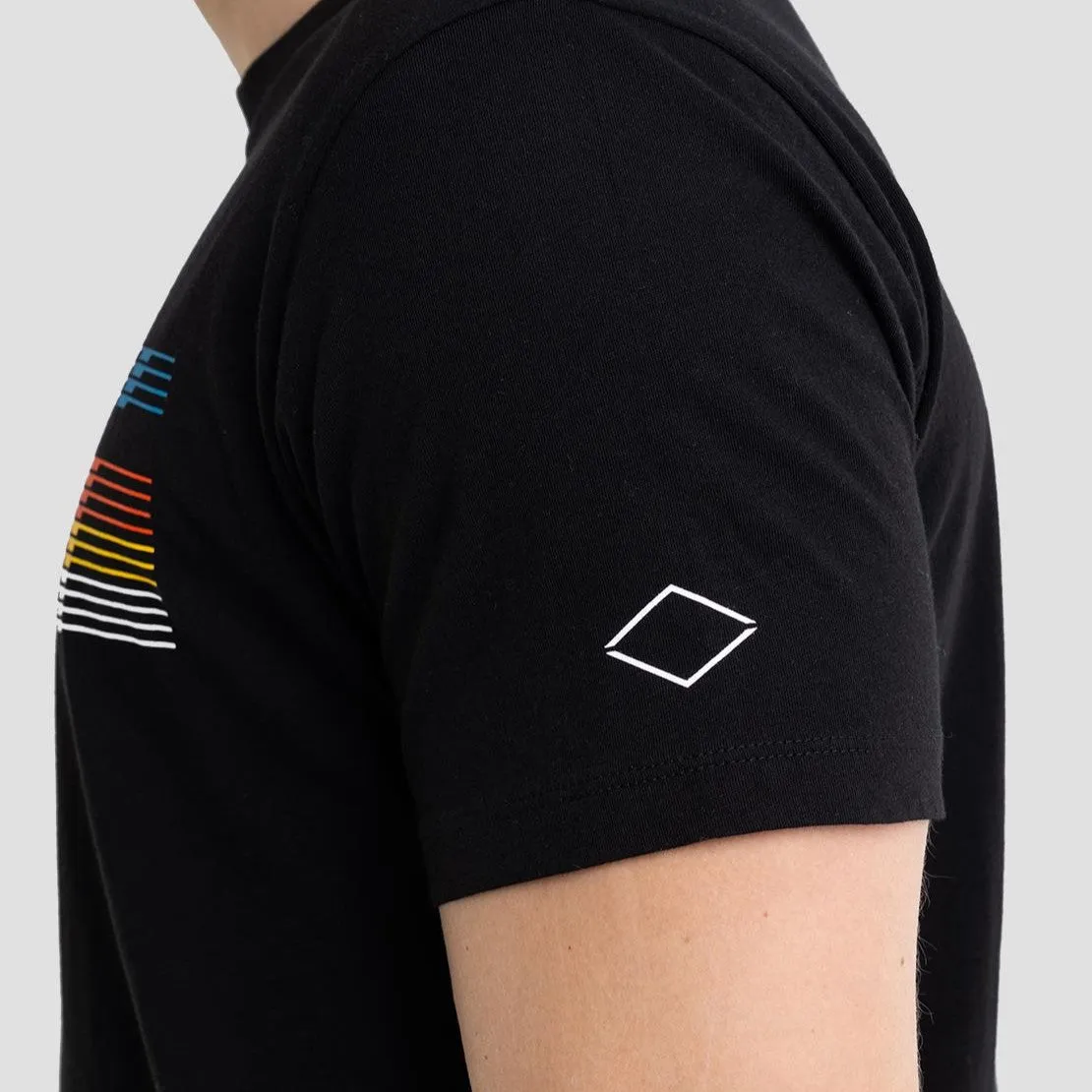 Replay Jersey T-Shirt with Optical Print