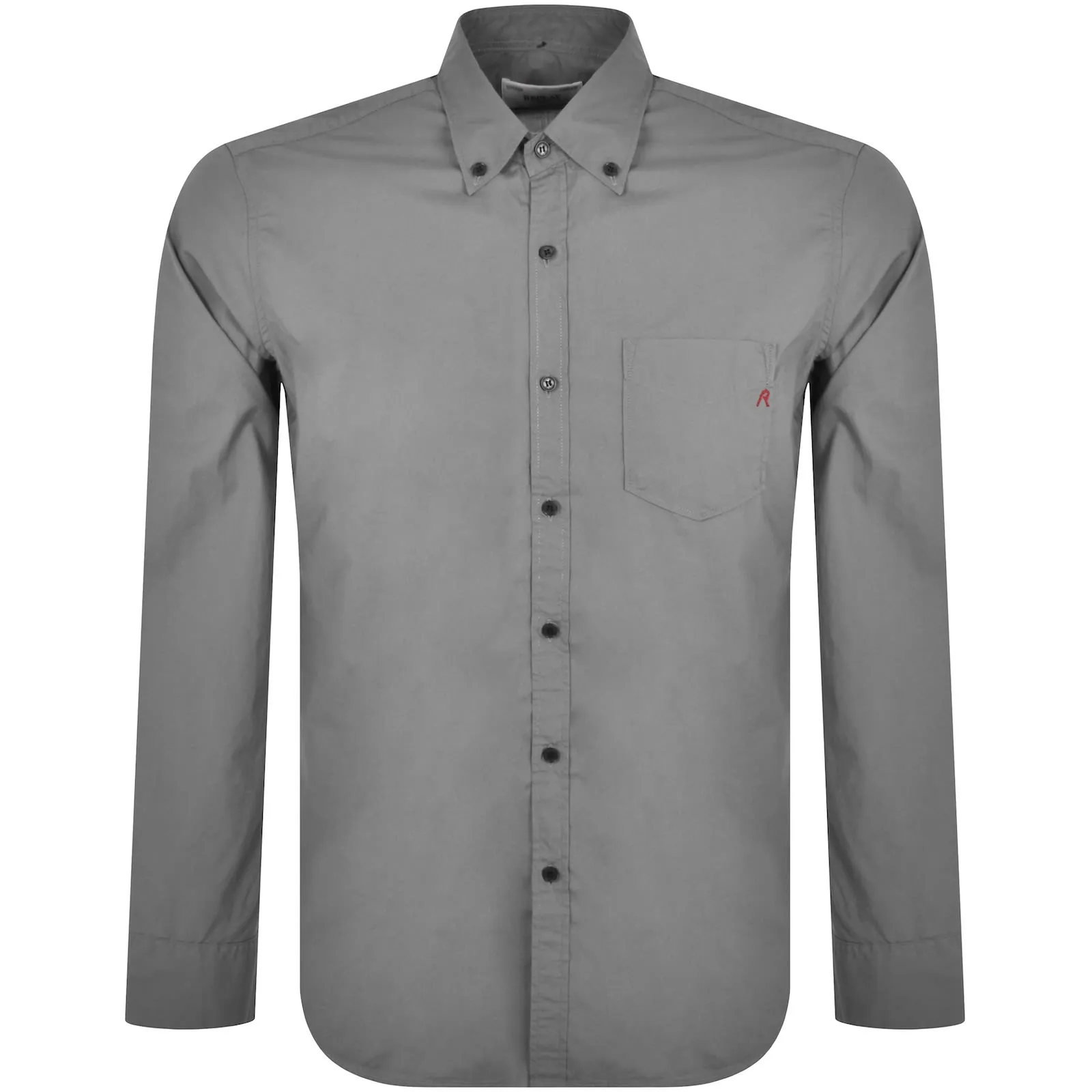 Replay Long Sleeved Shirt Grey