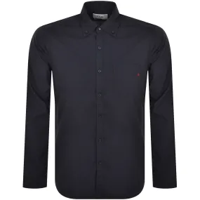 Replay Long Sleeved Shirt Navy