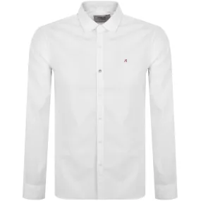 Replay Long Sleeved Shirt White