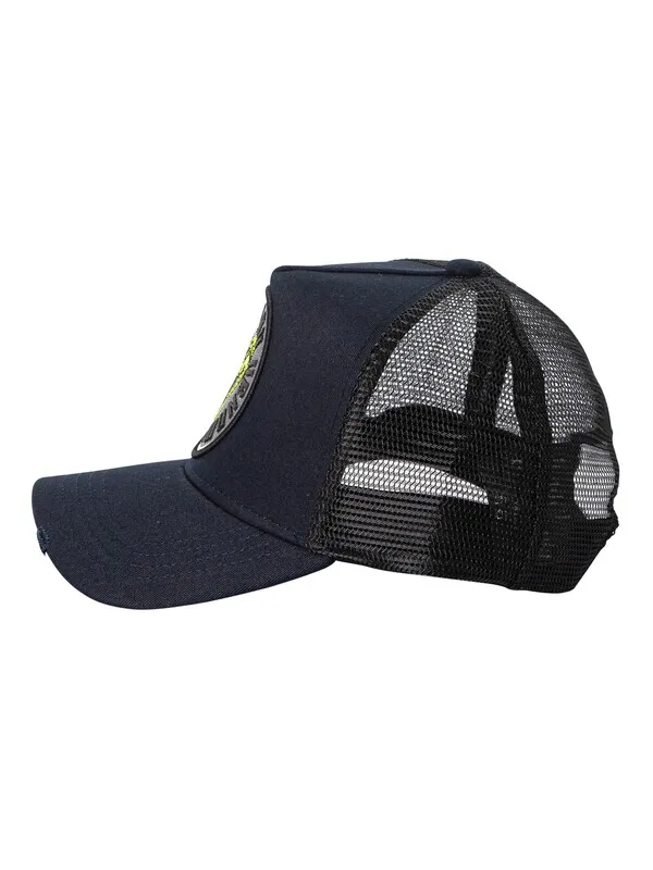 Replay Snake Mesh Cap - Black