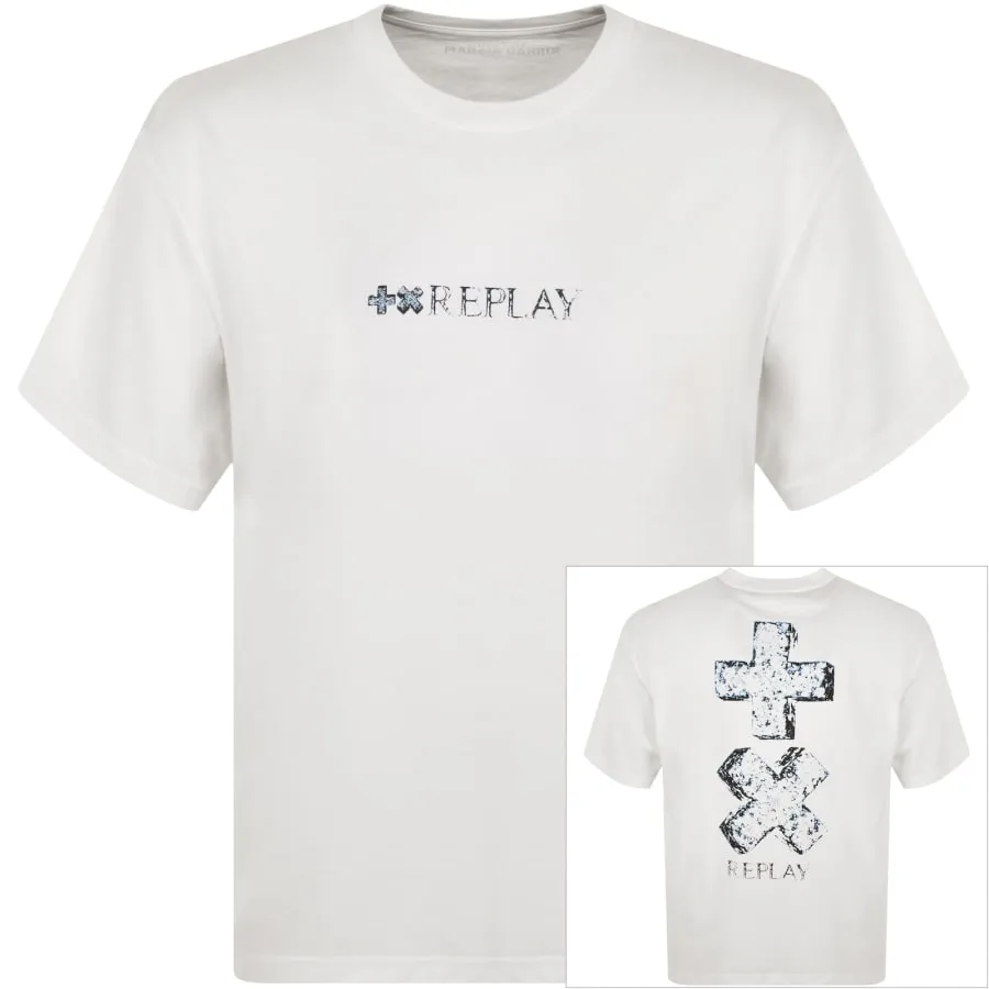 Replay X Martin Garrix Logo T Shirt White