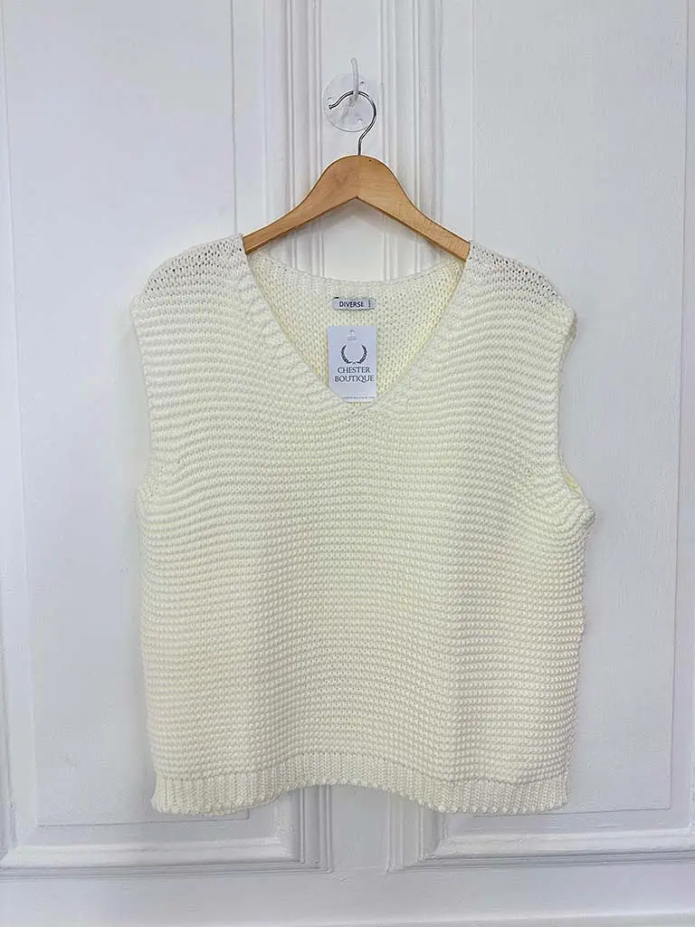 Ribbed Tank Knit - Ivory