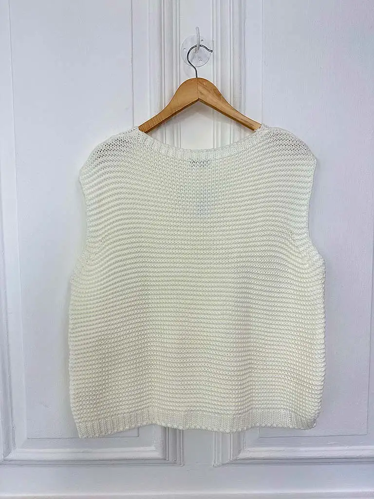 Ribbed Tank Knit - Ivory