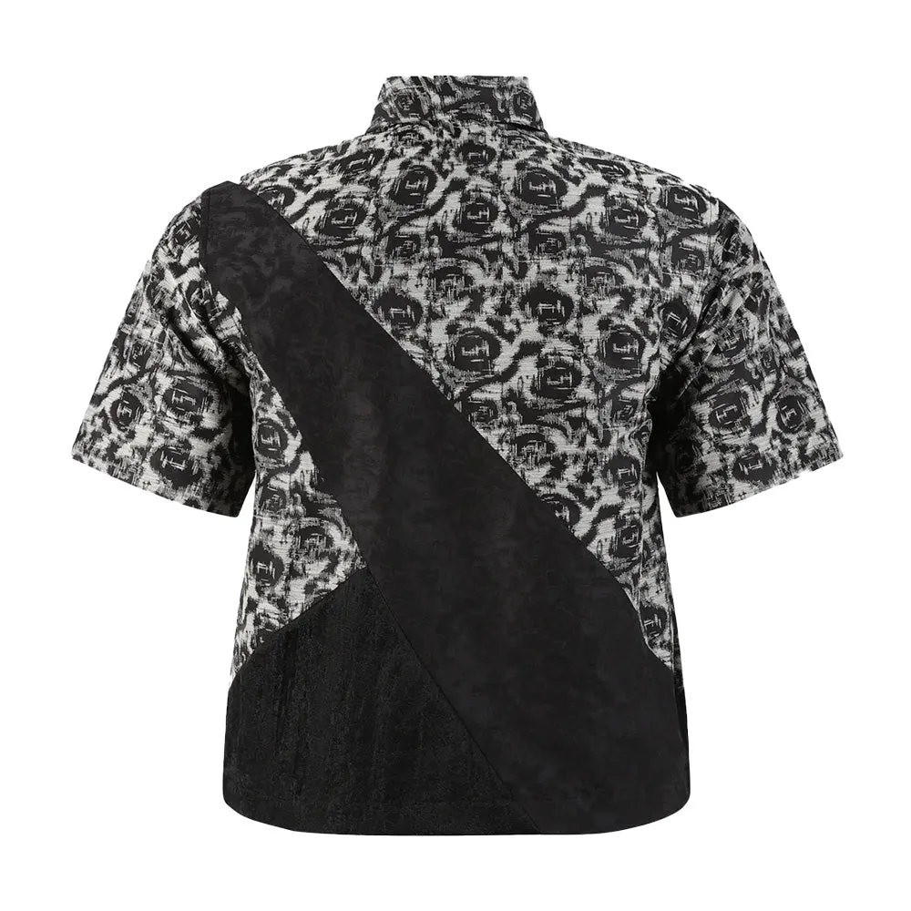 RtA Linus Patchwork SS Woven Shirt