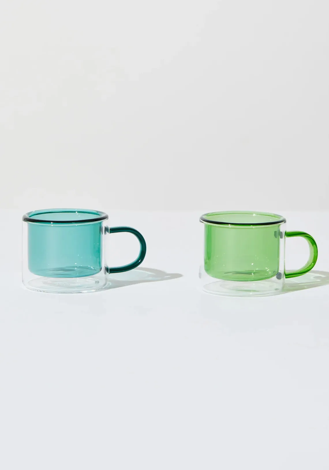 SHORTY ESPRESSO CUP SET TEAL GREEN