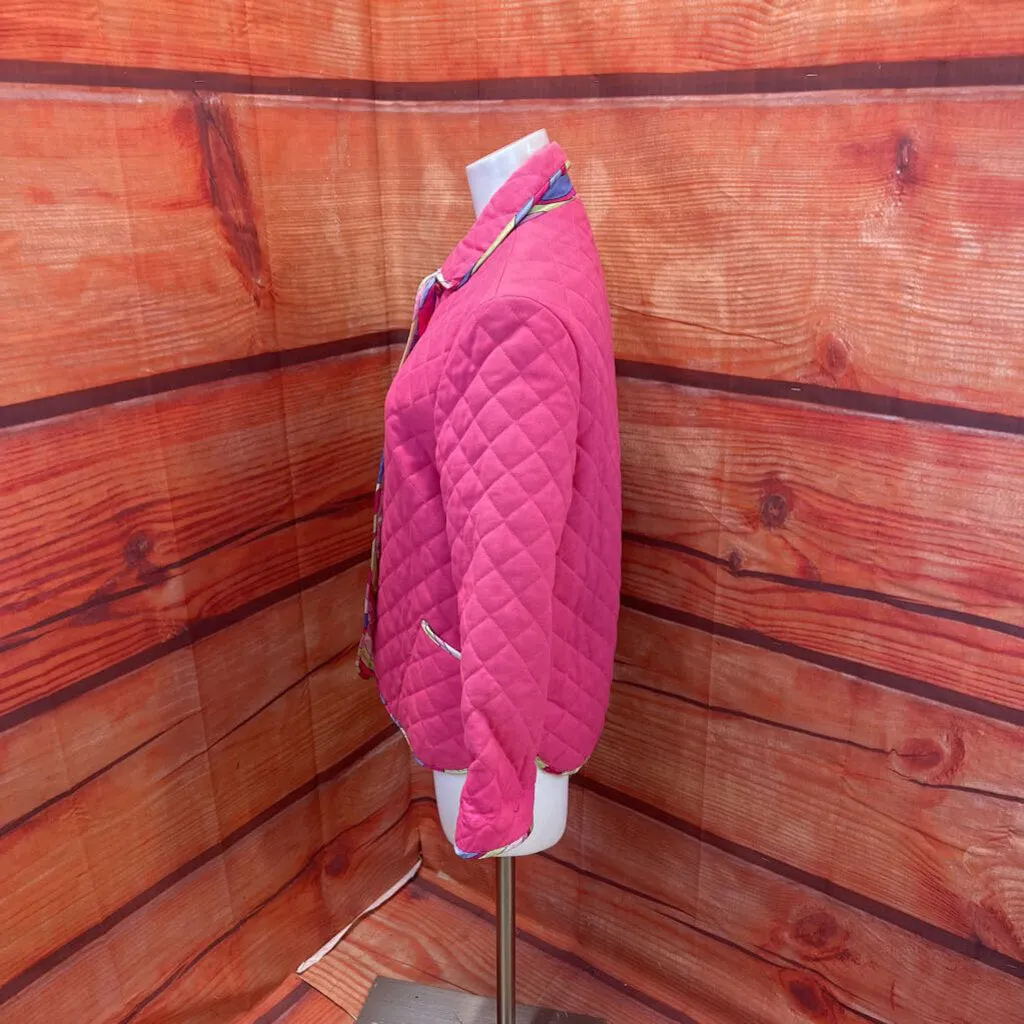 SKIRTIN AROUND PINK REVERSIBLE JACKET SIZE SMALL TCC