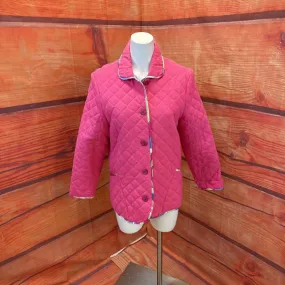 SKIRTIN AROUND PINK REVERSIBLE JACKET SIZE SMALL TCC