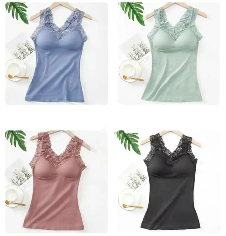 Sleeveless Tank Tops Vest Thermal Underwear Top D5188