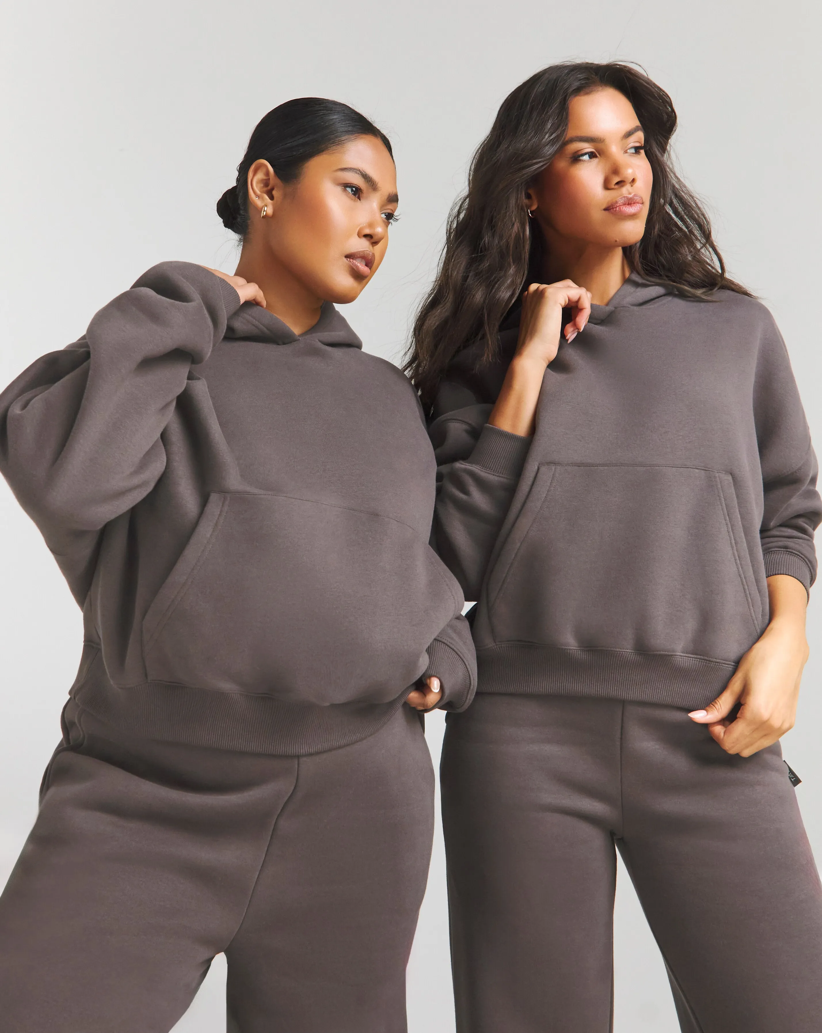 TALA Everyday Girlfriend Hoodie- Cool Espressp | Simply Be