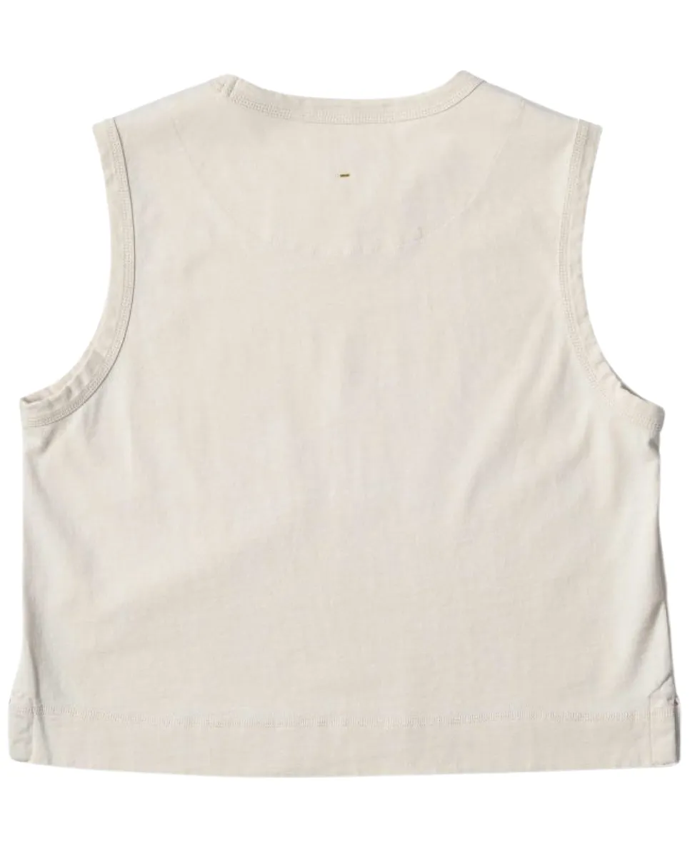 Tank Top Matte Jersey Off White