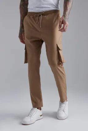 Tapered Cargo Smart Jogger Waist Trousers