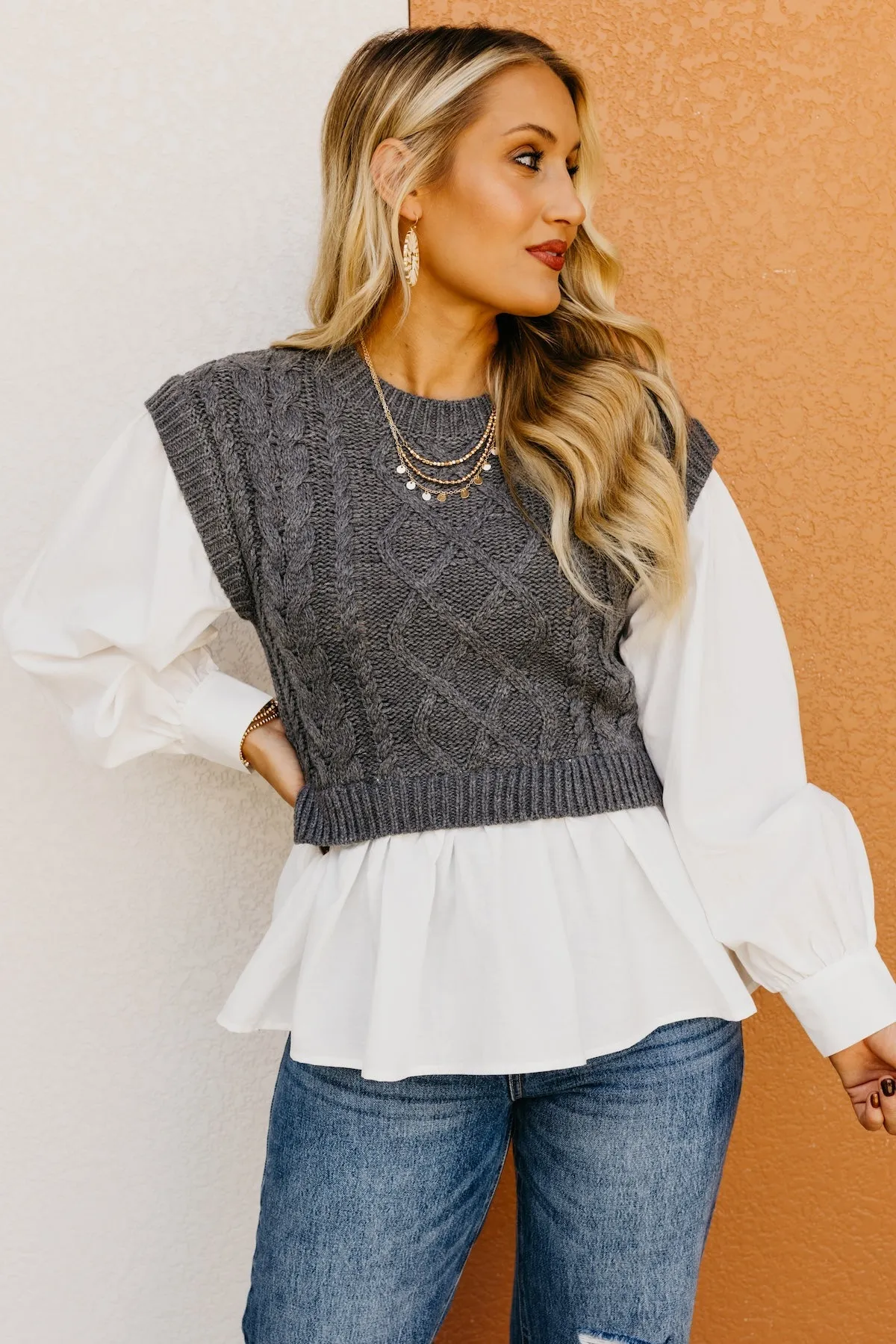 The Ayan Layered Sweater Vest