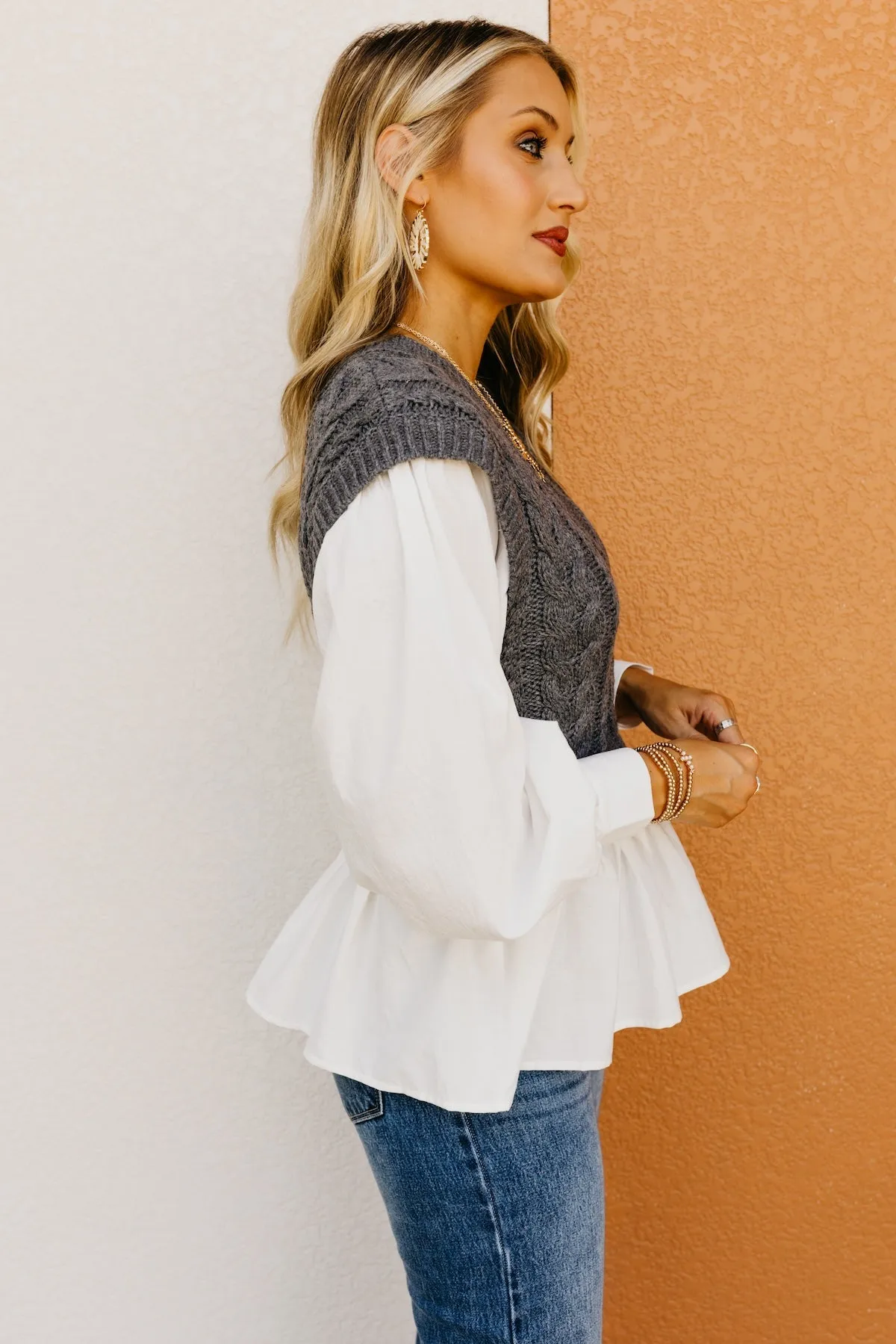 The Ayan Layered Sweater Vest