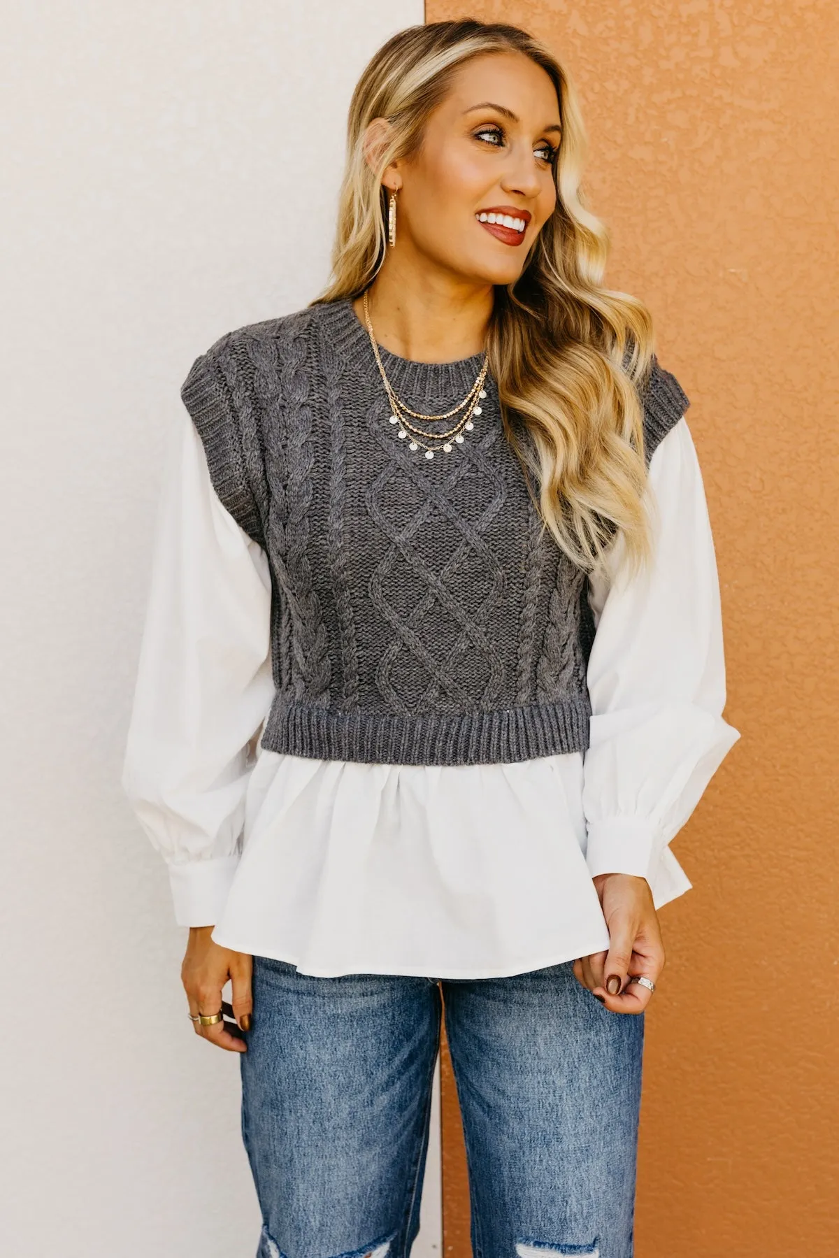 The Ayan Layered Sweater Vest