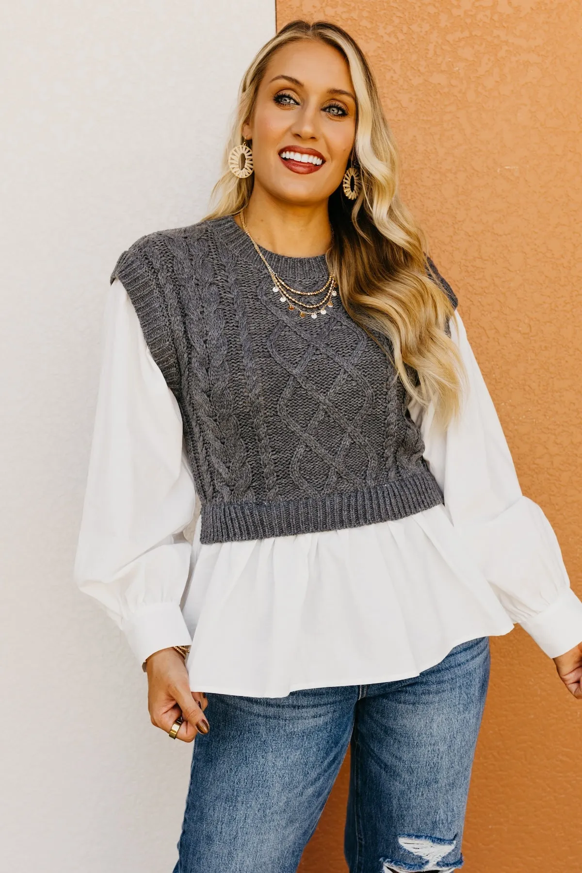 The Ayan Layered Sweater Vest