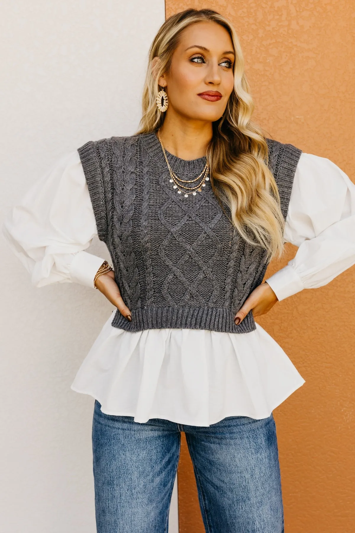 The Ayan Layered Sweater Vest