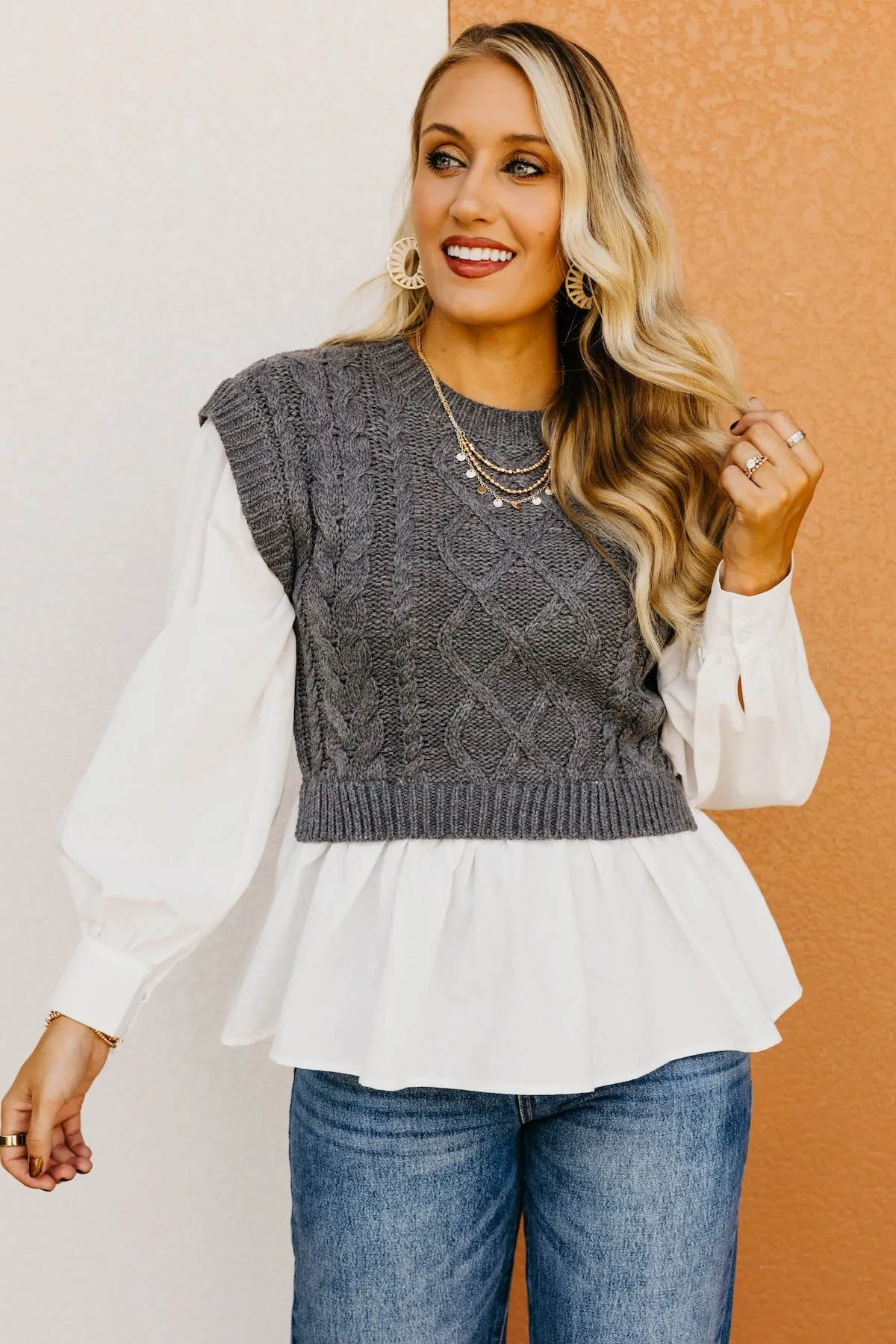 The Ayan Layered Sweater Vest