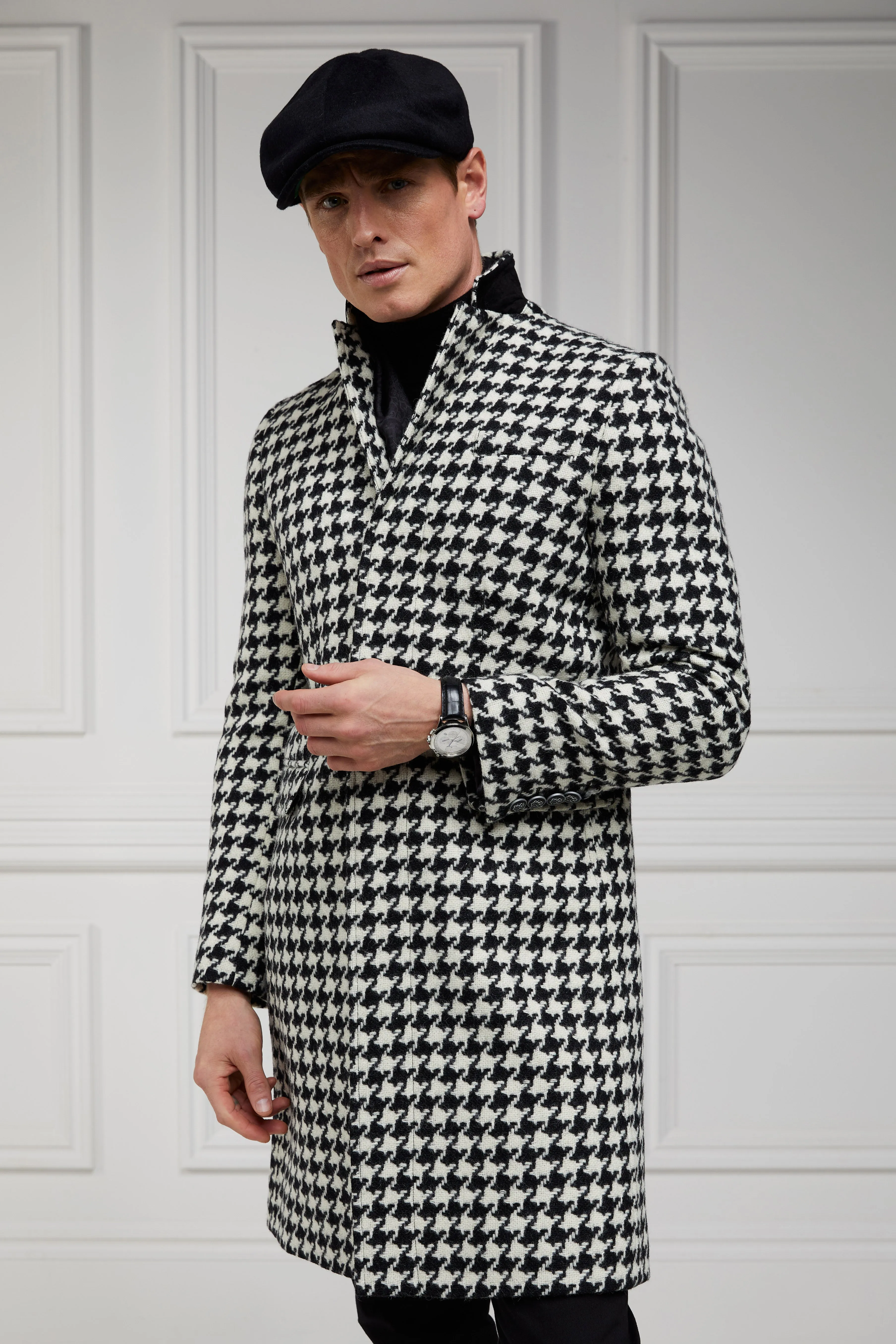 The Cheltenham Coat (Large Scale Houndstooth)