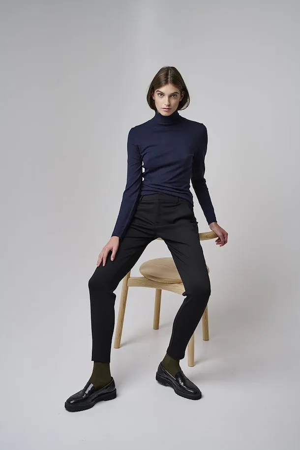 The Mafa Roll Neck Pullover - Total Eclipse - PLUS