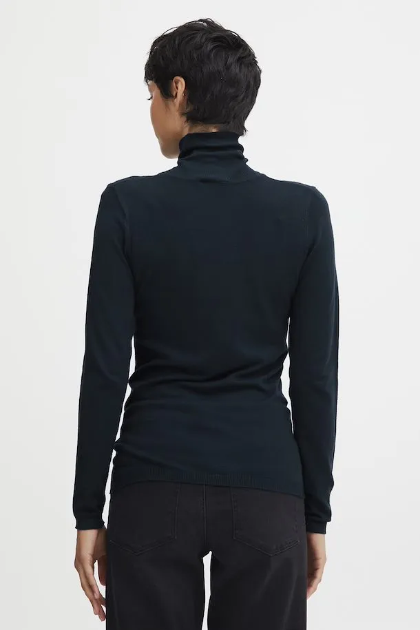 The Mafa Roll Neck Pullover - Total Eclipse - PLUS