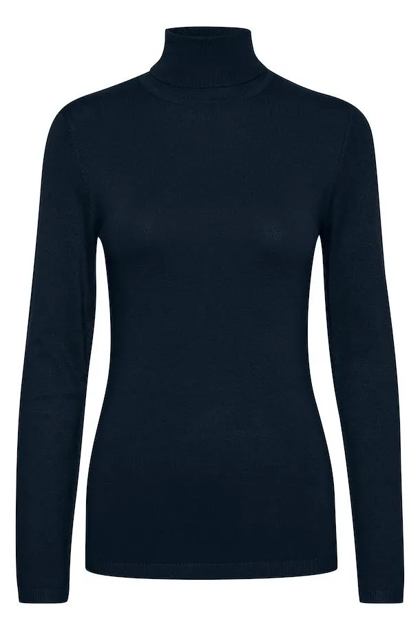 The Mafa Roll Neck Pullover - Total Eclipse - PLUS