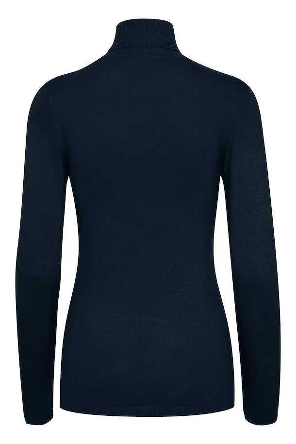 The Mafa Roll Neck Pullover - Total Eclipse - PLUS